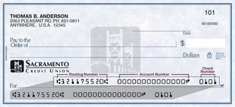 Image of a check